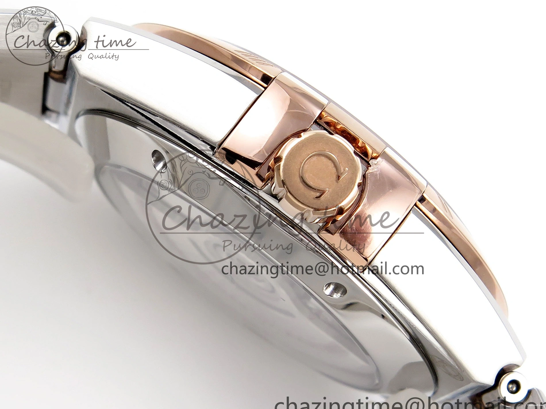 0511 Constellation 39mm SS RG ASWF 1:1 Best Edition White Diamonds Dial on SS RG Bracelet A Minimalist 7772